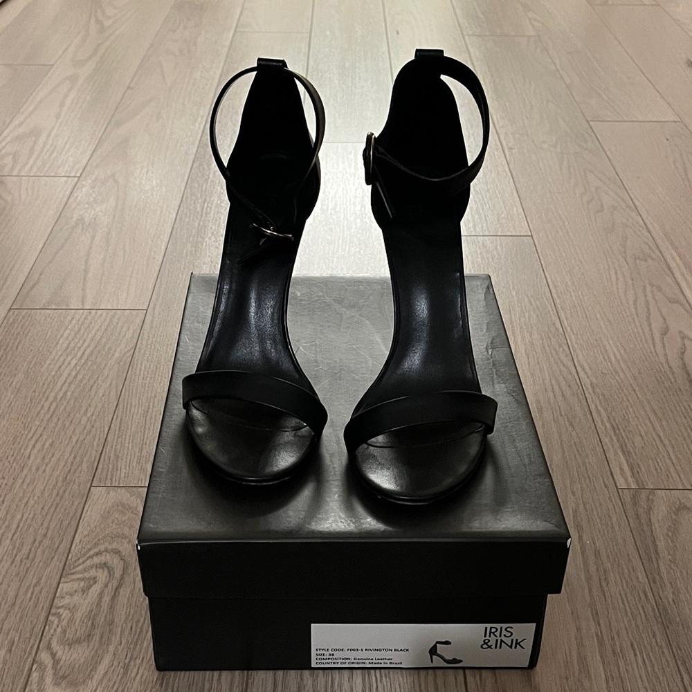 Iris & Ink Black Women's Heels